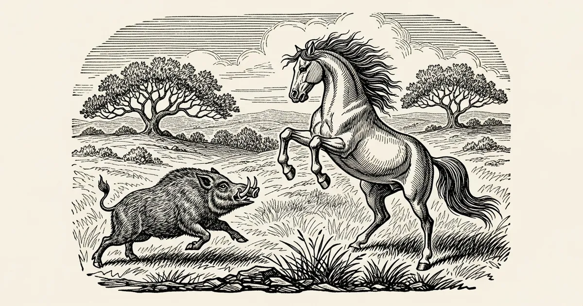 O tordilho que comeu abóboras — o cavalo Javali e o causo do gaudério de Soledade.