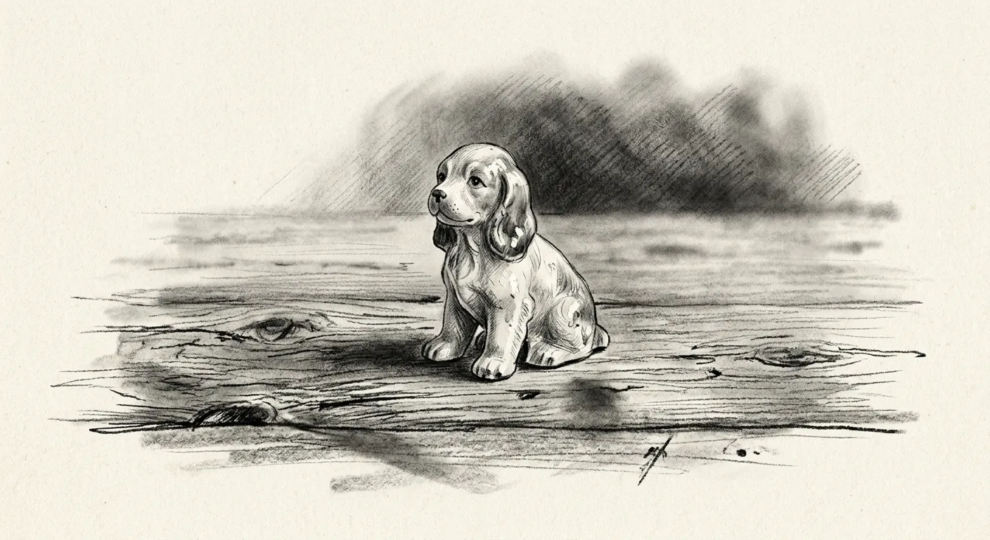 O cachorrinho de porcelana de 4 centímetros — o presente que não esquece