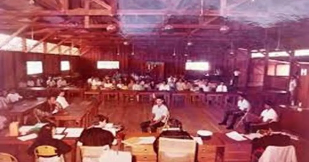 O salão do primeiro Tribunal do Júri de Rolim de Moura.